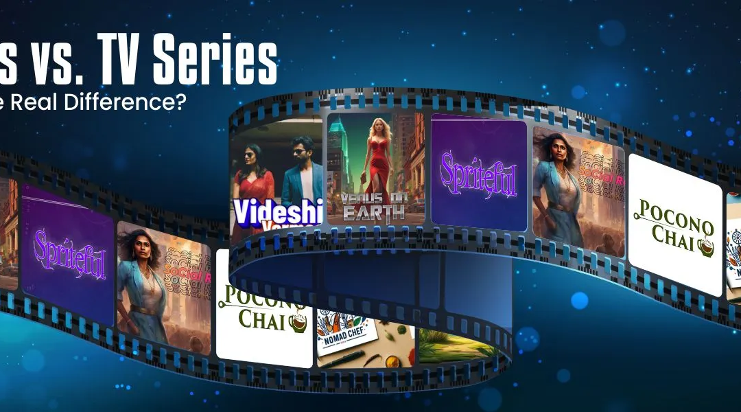 What is the difference between web series and TV series?